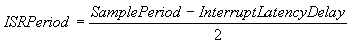 data acquisaition board:calculation of ISR period