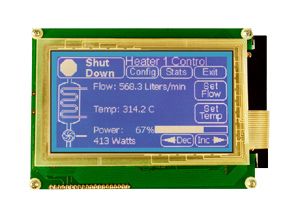 operator interface without bezel