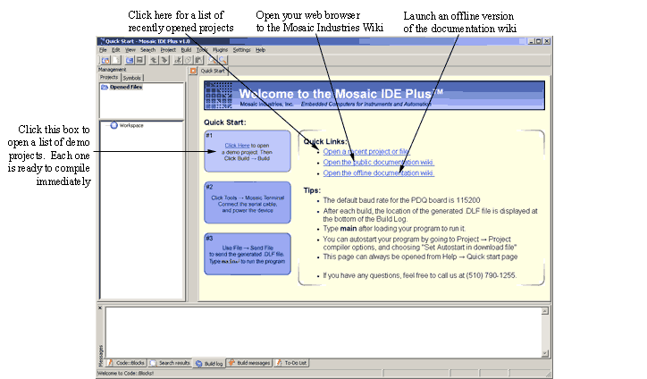 Embedded IDE Front Panel