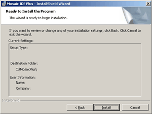 IDE Install IDE Install