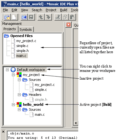 Embedded IDE Management Control Panel