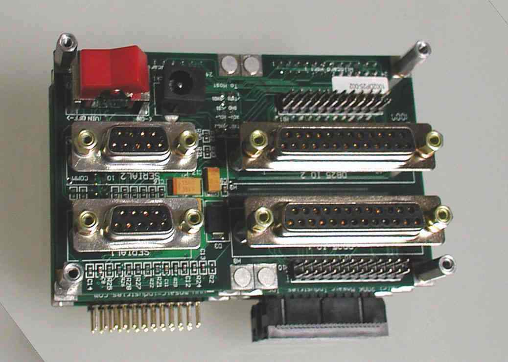 Modular power supply and I/O connectors for clean instrument design