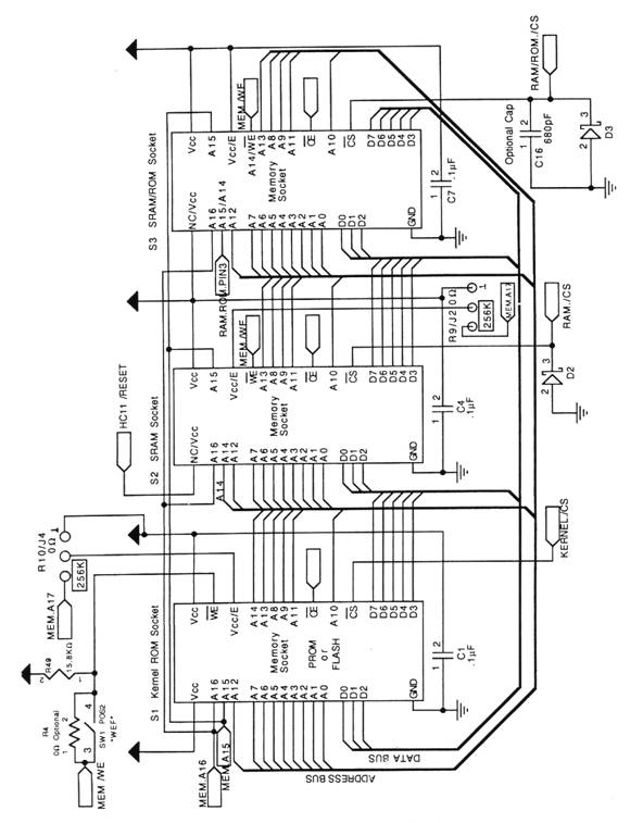 microprocessor memory schematics