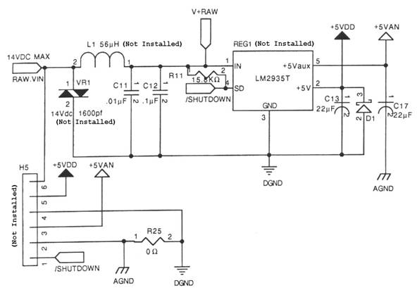 power board schematic
