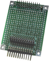 Microcontroller projects development board, prototyping board, electronic breadboard