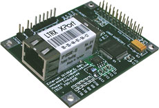 Ethernet embedded web server uses Lantronix XPort