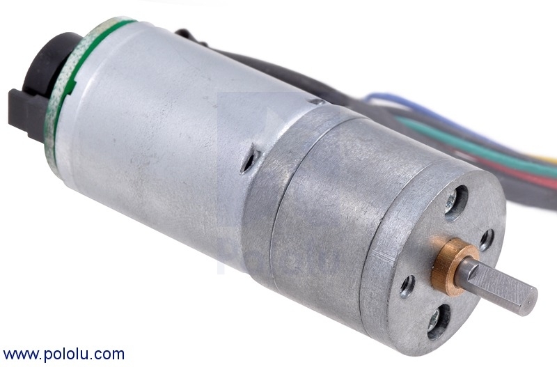 25dx48l-gearmotor.jpg, Typical Motor Specifications, for Widely Available General Purpose Motors that Can Be Used with Motor Control Wildcard