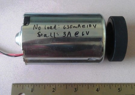 motor-12v-auto.jpg, Typical Motor Specifications, for Widely Available General Purpose Motors that Can Be Used with Motor Control Wildcard