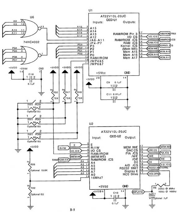 Created by Readiris, Copyright IRIS 2008, Microcontroller and Single Board Computer Schematics 68HC11 MC68HC11F1