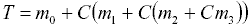 Temperature can be computed from counts with great accuracy using a simple polynomial fit.