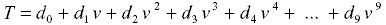 NIST's ten-coefficient 9th-order polynomial equation