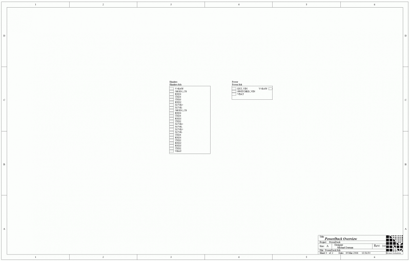 PowerDock Schematic Signal Directory