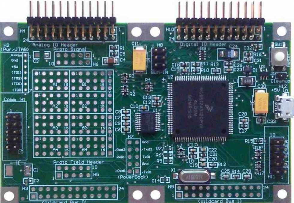 pdq-board-lite-top-view.jpg, Hardware Specifications and Connections to 9S12/HCS12 SBC &amp; Development Board, Connecting to HCS12 Microcontroller I/O